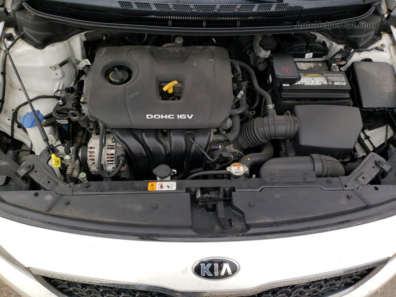 2017 Kia Forte Lx Белый vin: 3KPFK4A7XHE044937