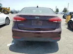 2017 Kia Forte Lx Burgundy vin: 3KPFK4A7XHE045828