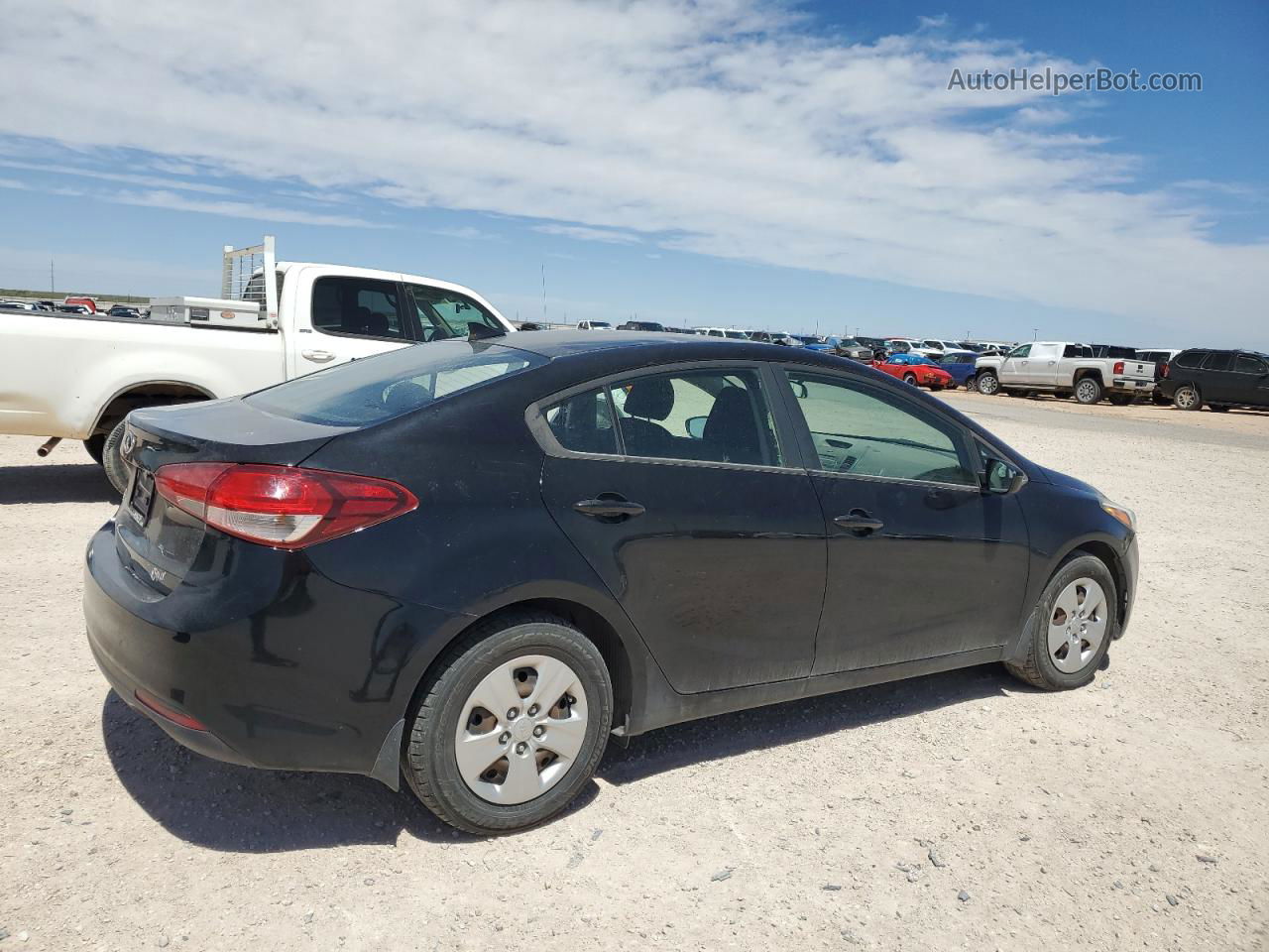 2017 Kia Forte Lx Black vin: 3KPFK4A7XHE048678