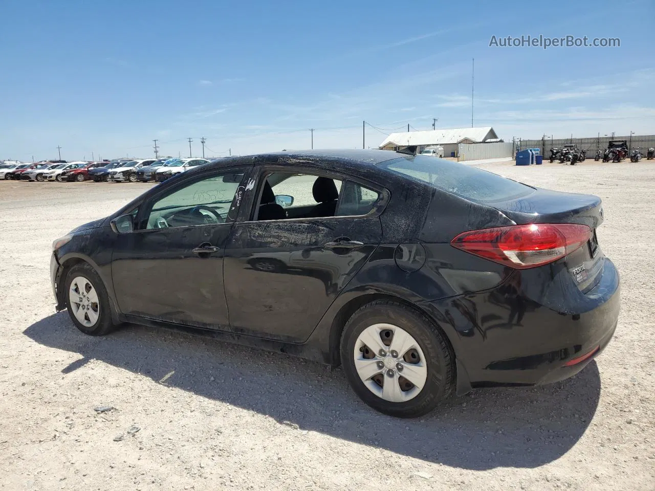 2017 Kia Forte Lx Черный vin: 3KPFK4A7XHE048678