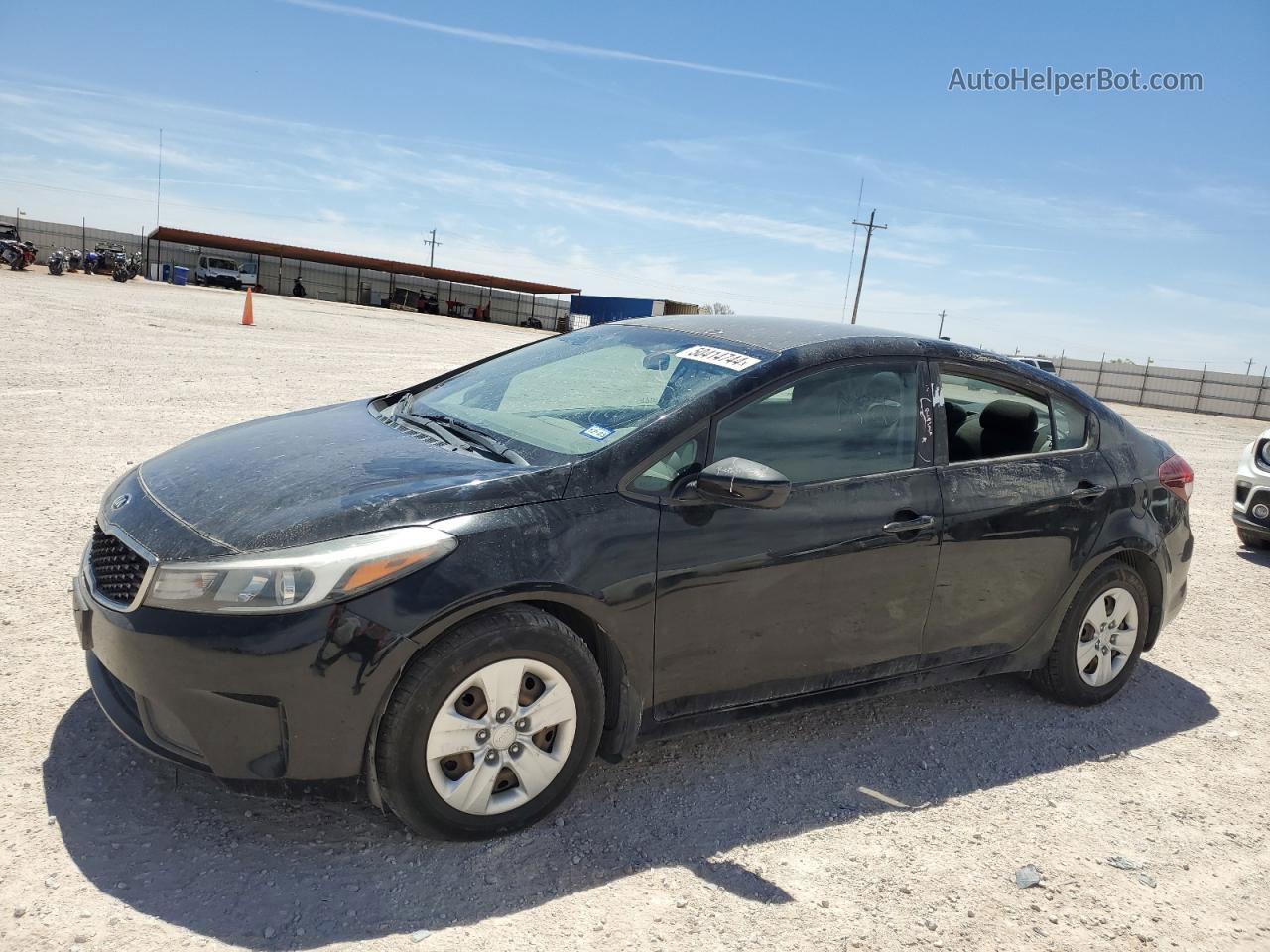 2017 Kia Forte Lx Black vin: 3KPFK4A7XHE048678