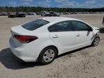 2017 Kia Forte Lx White vin: 3KPFK4A7XHE054156