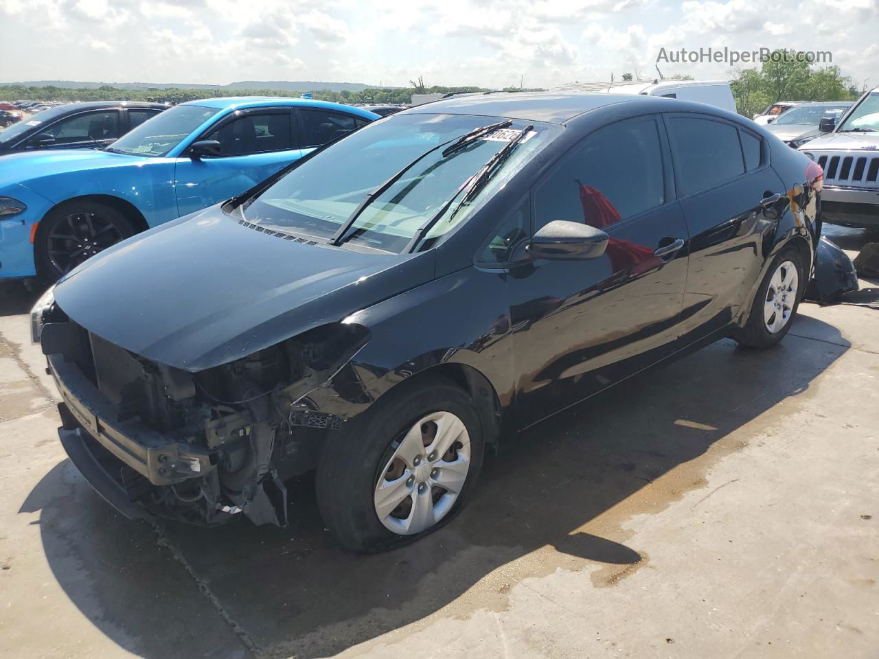 2017 Kia Forte Lx Черный vin: 3KPFK4A7XHE056912