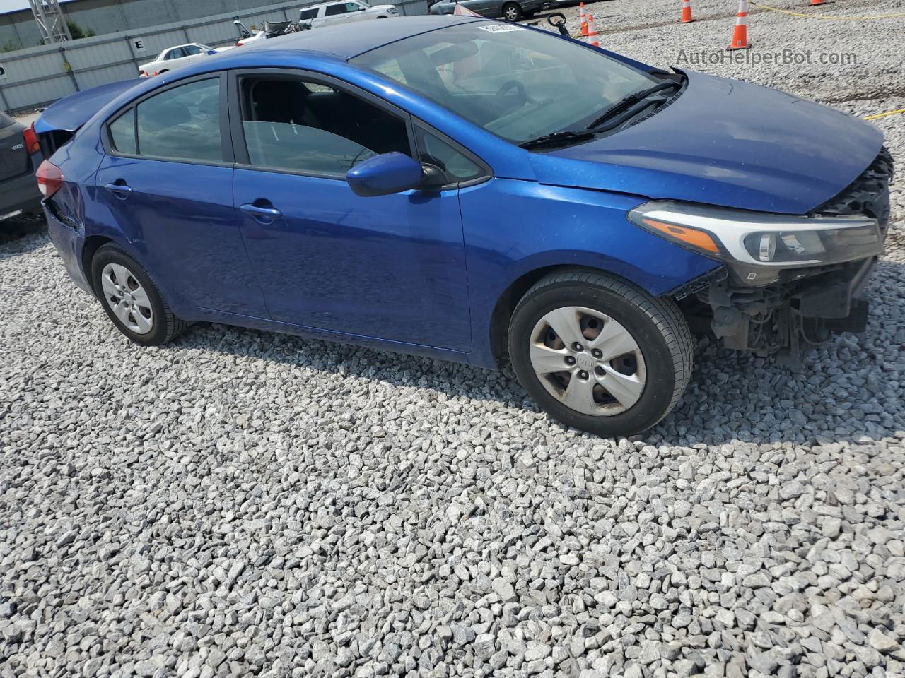 2017 Kia Forte Lx Blue vin: 3KPFK4A7XHE057333