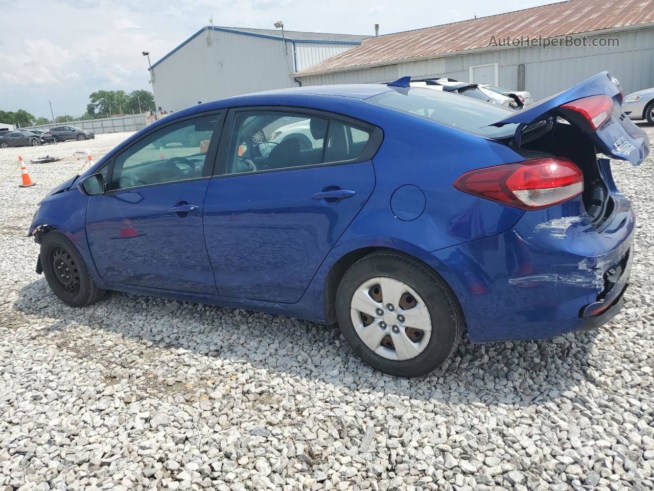 2017 Kia Forte Lx Blue vin: 3KPFK4A7XHE057333