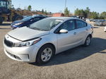 2017 Kia Forte Lx Silver vin: 3KPFK4A7XHE069305