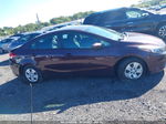 2017 Kia Forte Lx Maroon vin: 3KPFK4A7XHE082488