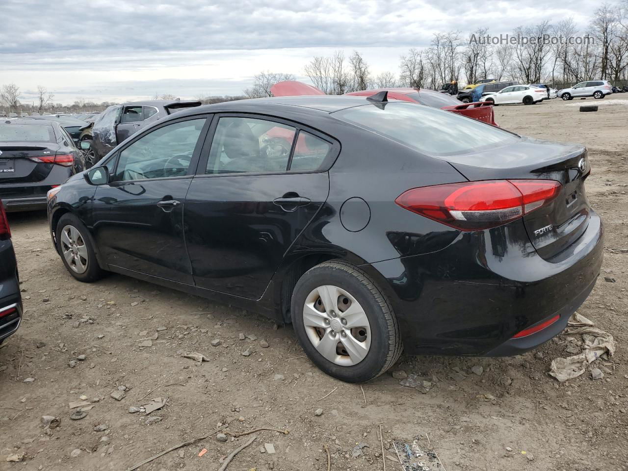 2017 Kia Forte Lx Black vin: 3KPFK4A7XHE086363