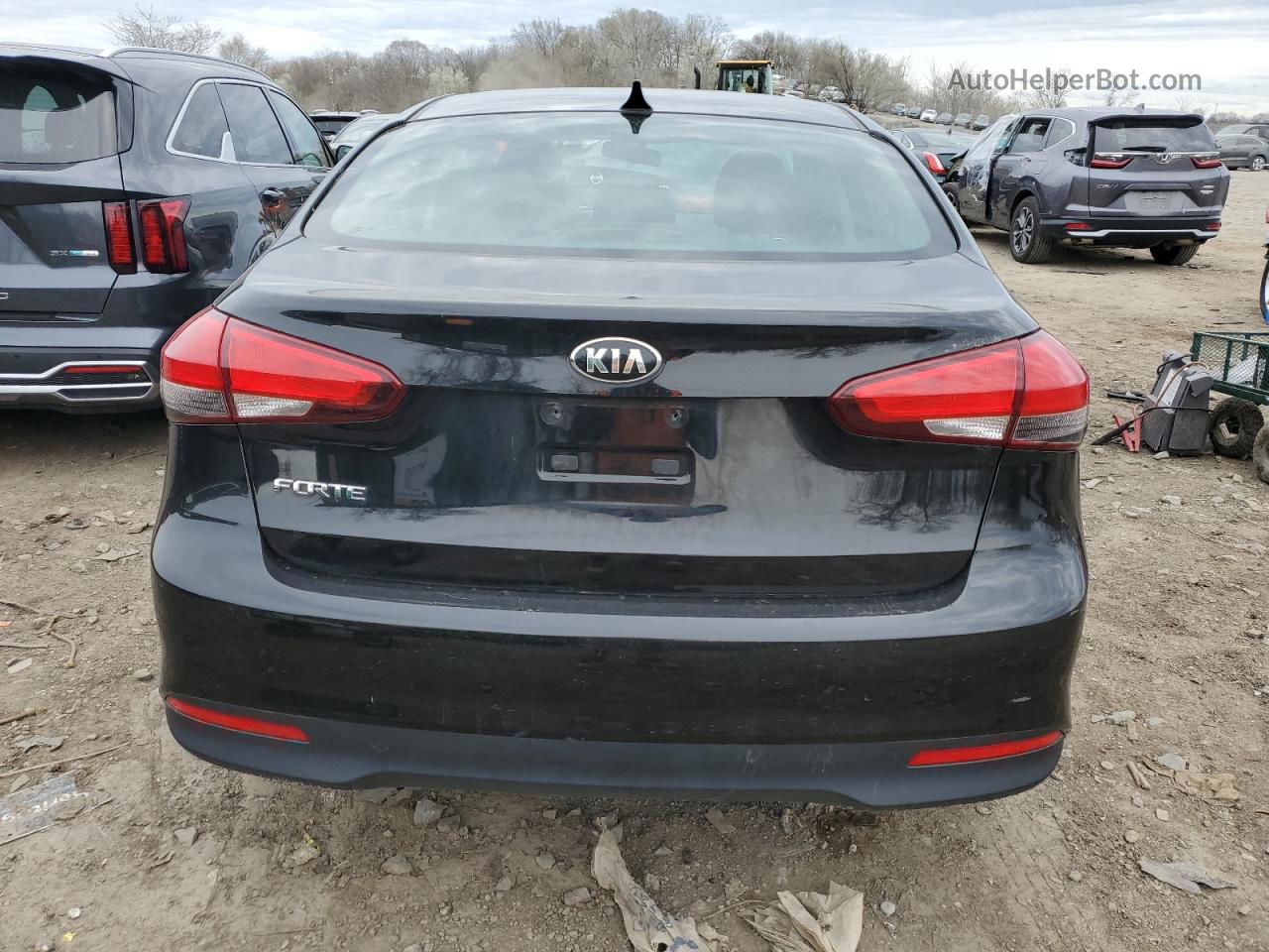 2017 Kia Forte Lx Black vin: 3KPFK4A7XHE086363