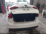 2017 Kia Forte Lx White vin: 3KPFK4A7XHE099307