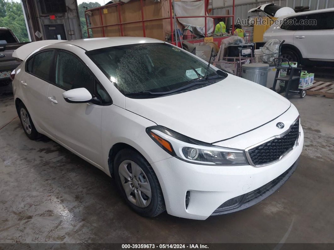 2017 Kia Forte Lx Белый vin: 3KPFK4A7XHE099307