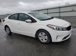 2017 Kia Forte Lx White vin: 3KPFK4A7XHE121824