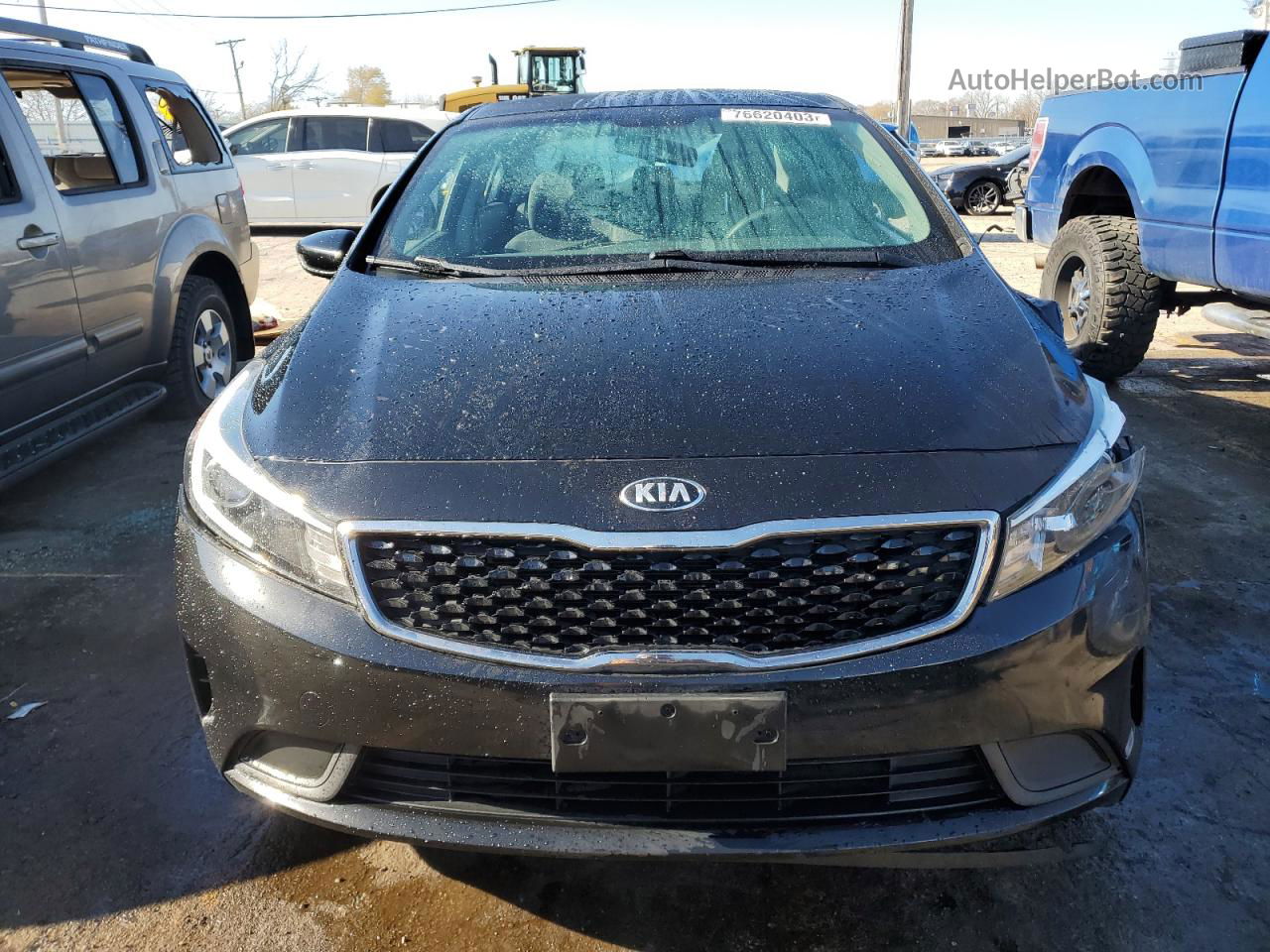 2017 Kia Forte Lx Black vin: 3KPFK4A7XHE122407