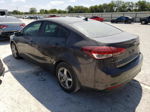 2017 Kia Forte Lx Brown vin: 3KPFK4A7XHE160736