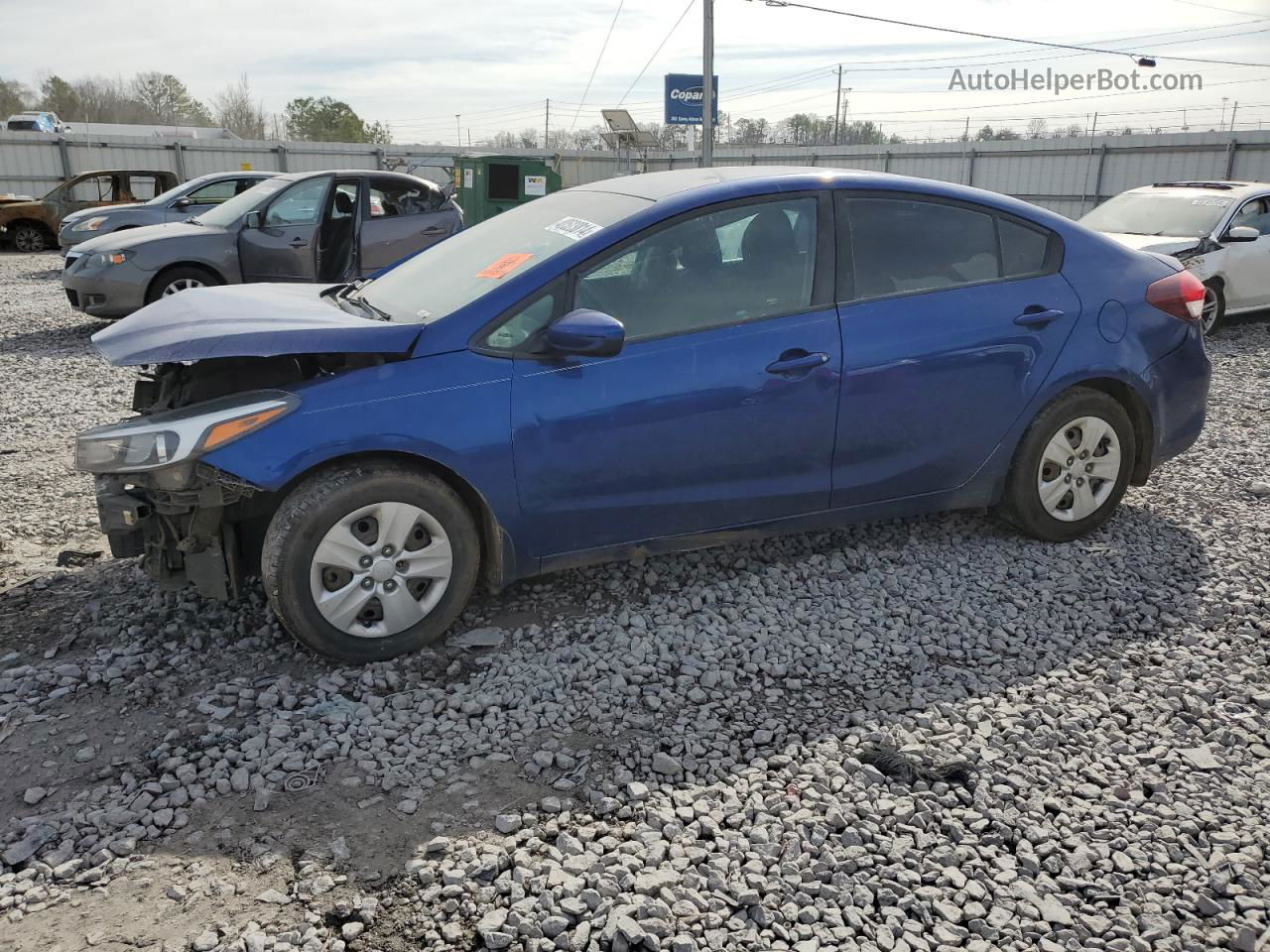 2018 Kia Forte Lx Blue vin: 3KPFK4A7XJE200609