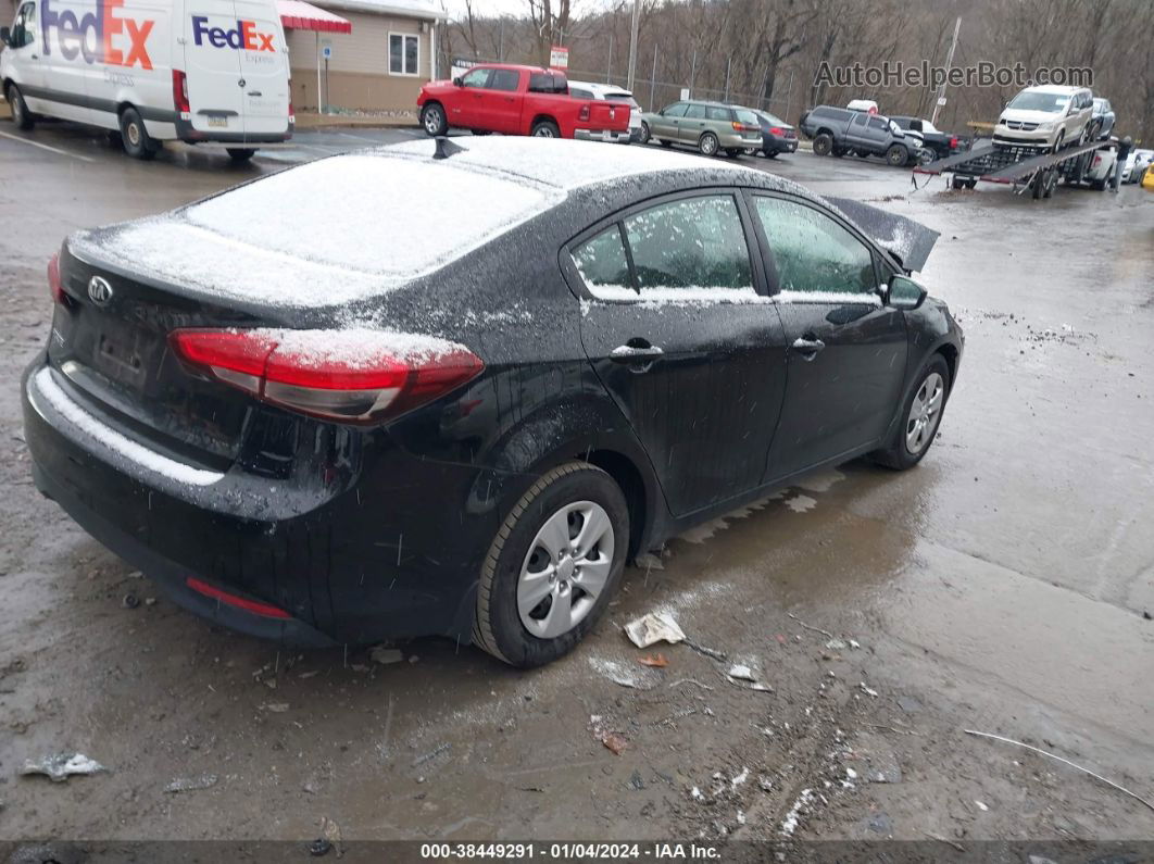 2018 Kia Forte Lx Black vin: 3KPFK4A7XJE269705