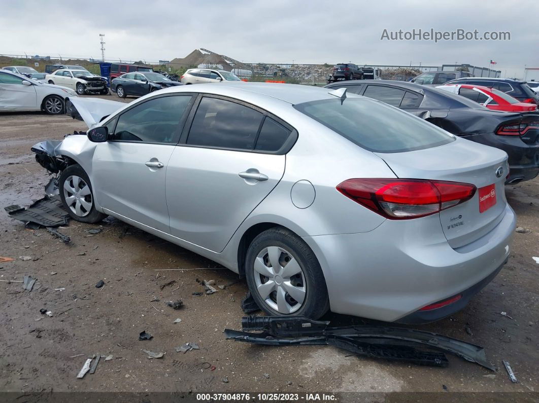 2018 Kia Forte Lx Silver vin: 3KPFK4A7XJE276234