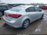 2018 Kia Forte Lx Silver vin: 3KPFK4A7XJE276234