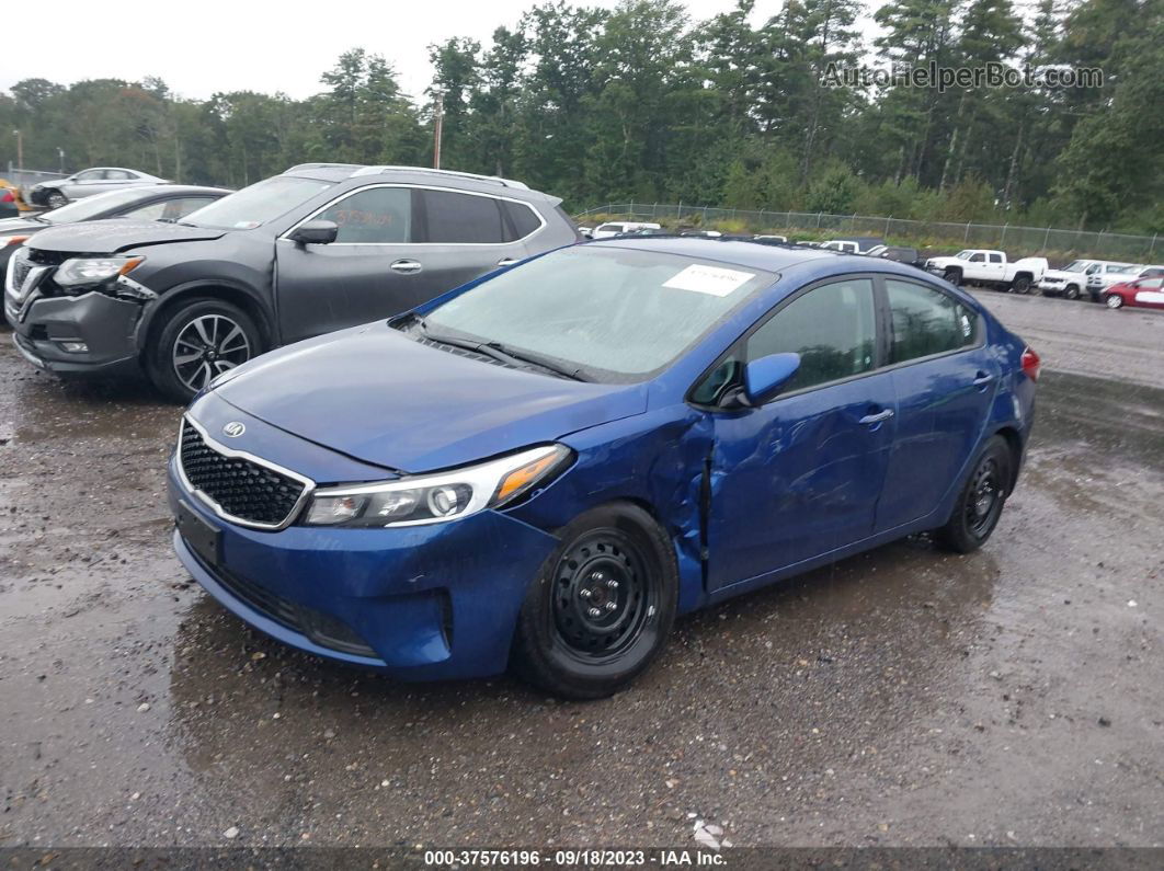 2017 Kia Forte Lx Blue vin: 3KPFL4A70HE045432