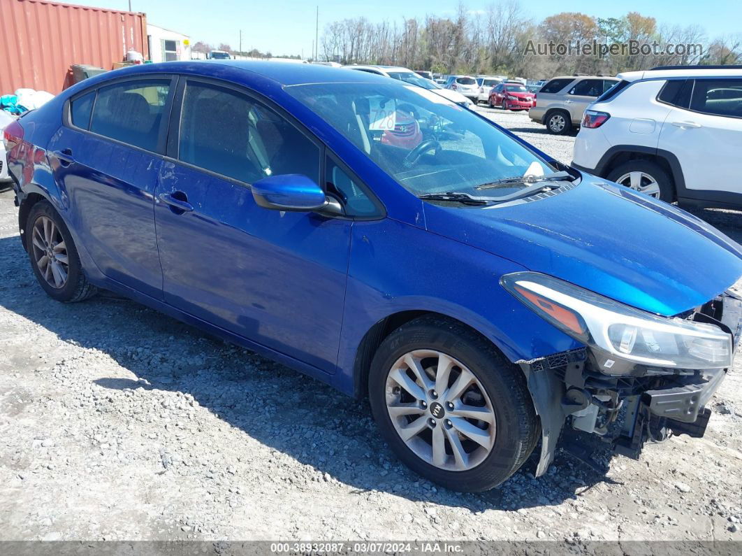 2017 Kia Forte Lx Blue vin: 3KPFL4A70HE076518