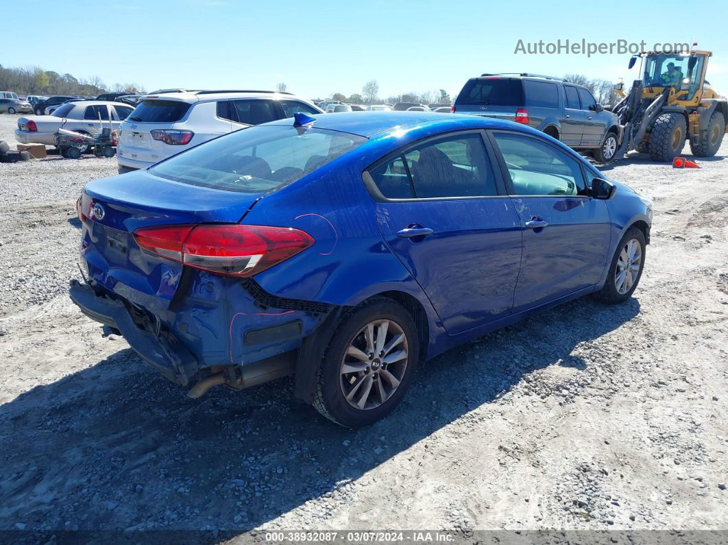 2017 Kia Forte Lx Blue vin: 3KPFL4A70HE076518