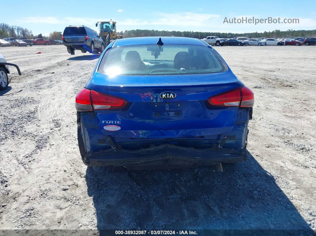 2017 Kia Forte Lx Blue vin: 3KPFL4A70HE076518