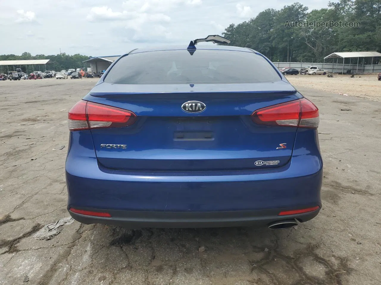 2017 Kia Forte Lx Blue vin: 3KPFL4A70HE135812