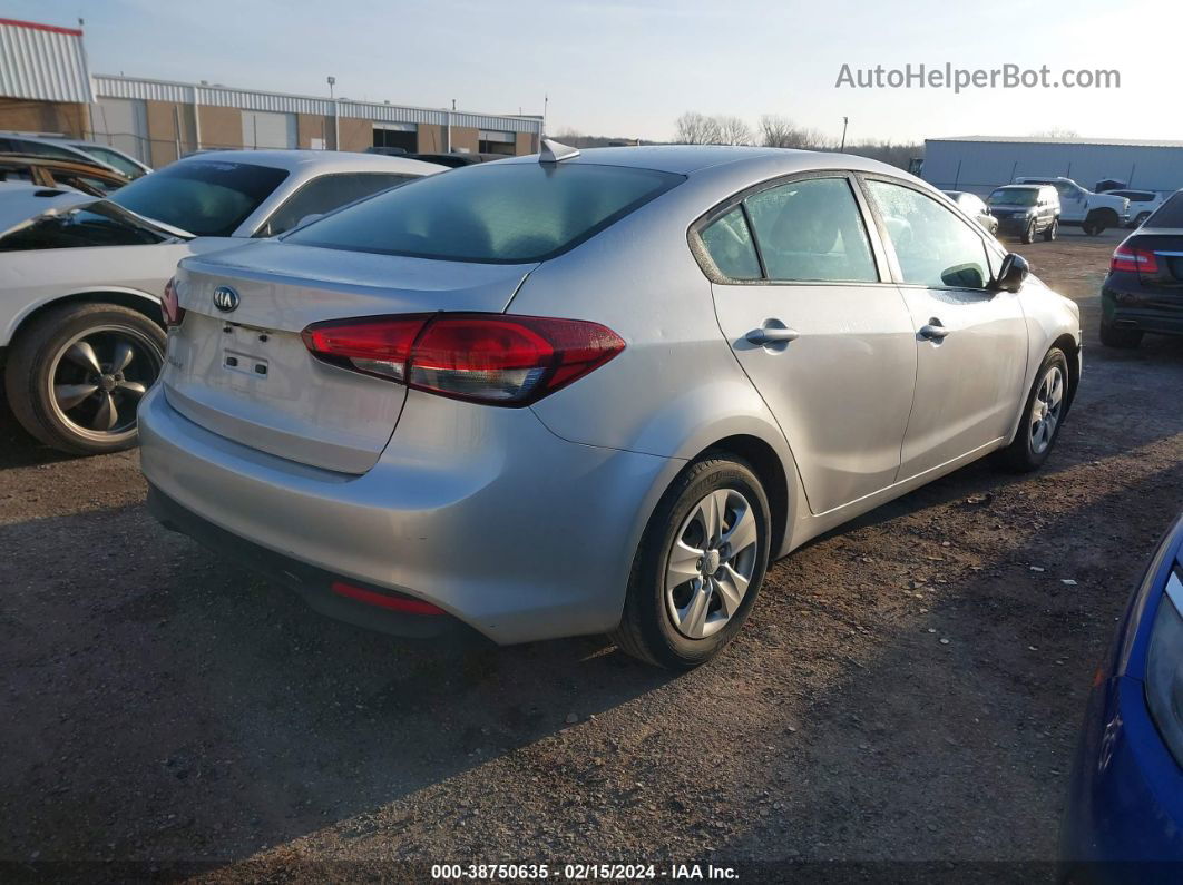 2018 Kia Forte Lx Silver vin: 3KPFL4A70JE183316