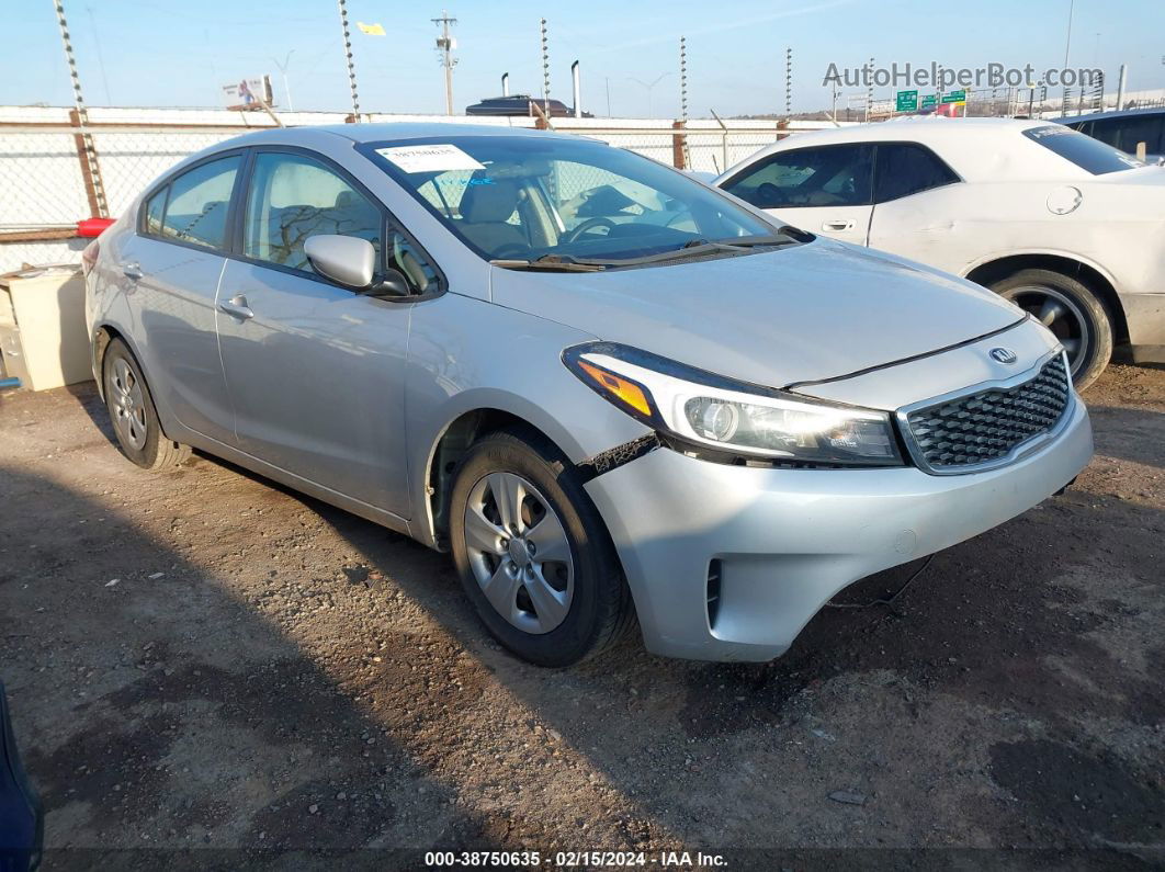 2018 Kia Forte Lx Silver vin: 3KPFL4A70JE183316