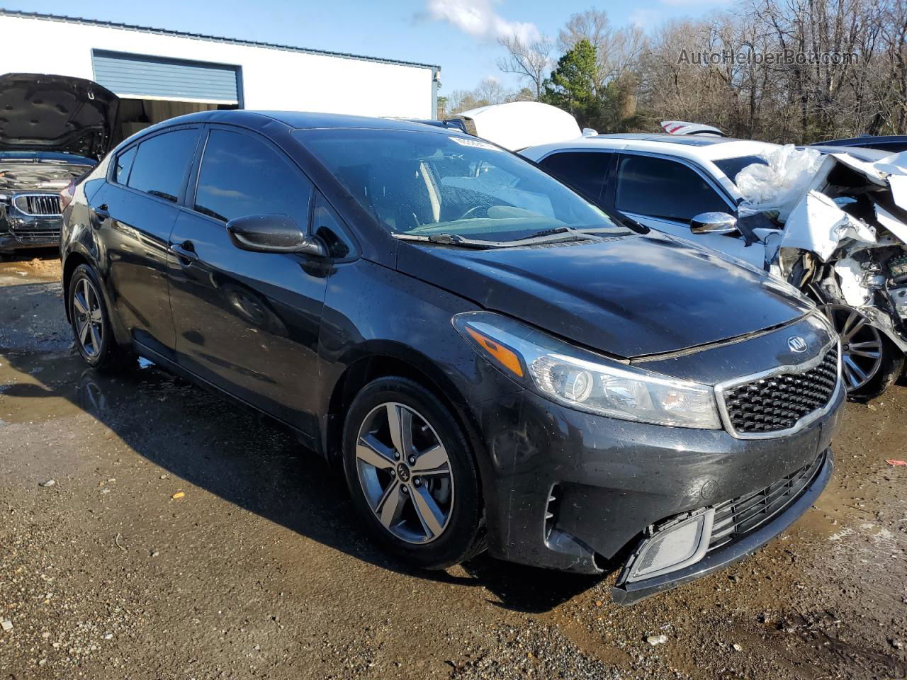 2018 Kia Forte Lx Black vin: 3KPFL4A70JE226262