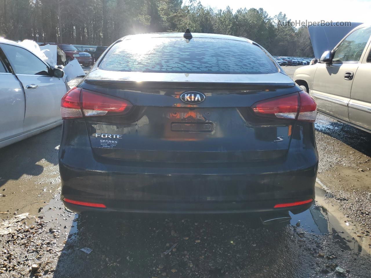 2018 Kia Forte Lx Black vin: 3KPFL4A70JE226262