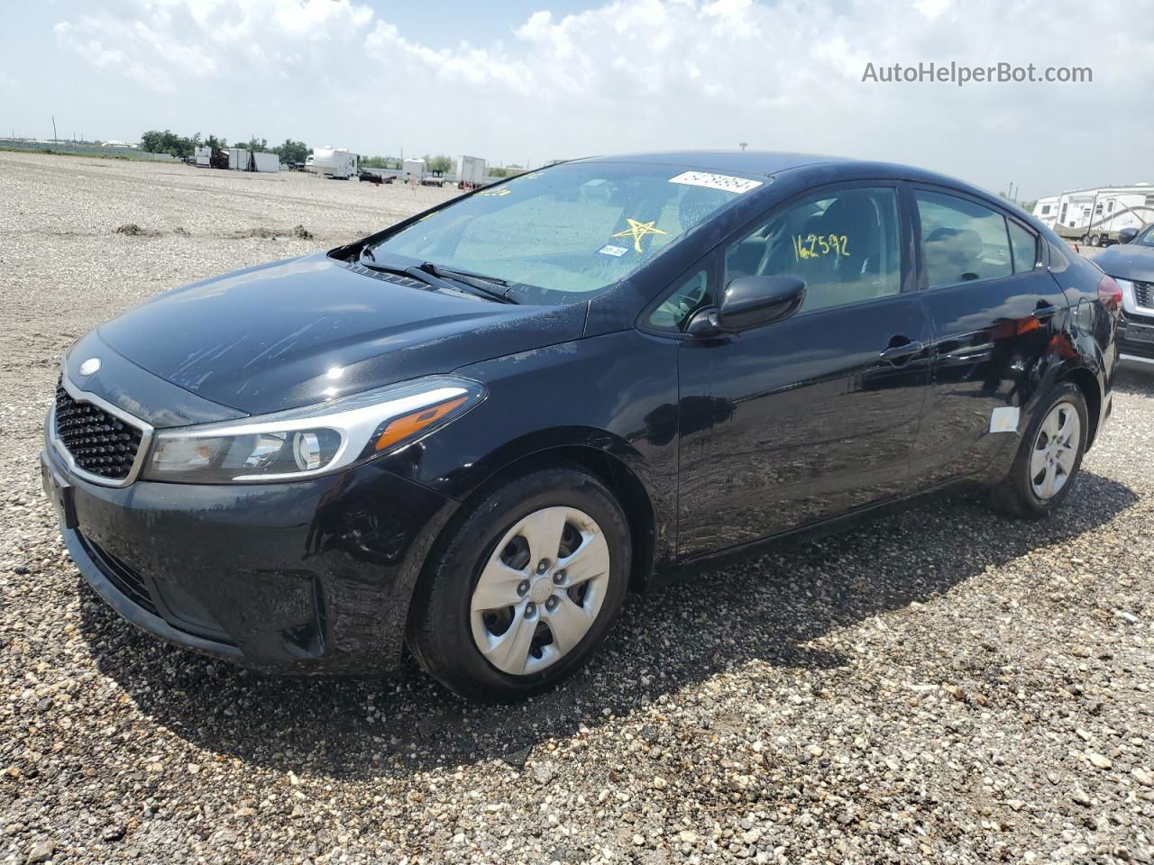 2018 Kia Forte Lx Black vin: 3KPFL4A70JE248911