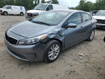 2017 Kia Forte Lx Gray vin: 3KPFL4A71HE039316