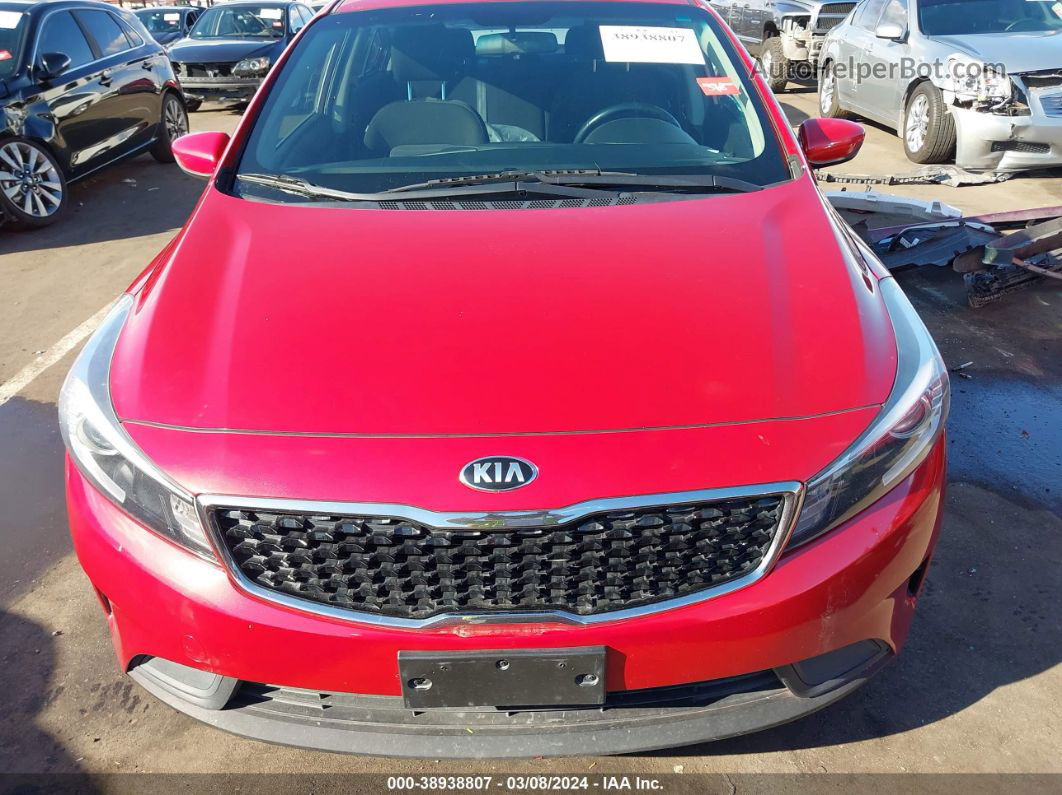 2017 Kia Forte S Красный vin: 3KPFL4A71HE049585