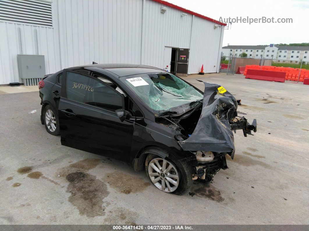 2017 Kia Forte S Black vin: 3KPFL4A71HE050865