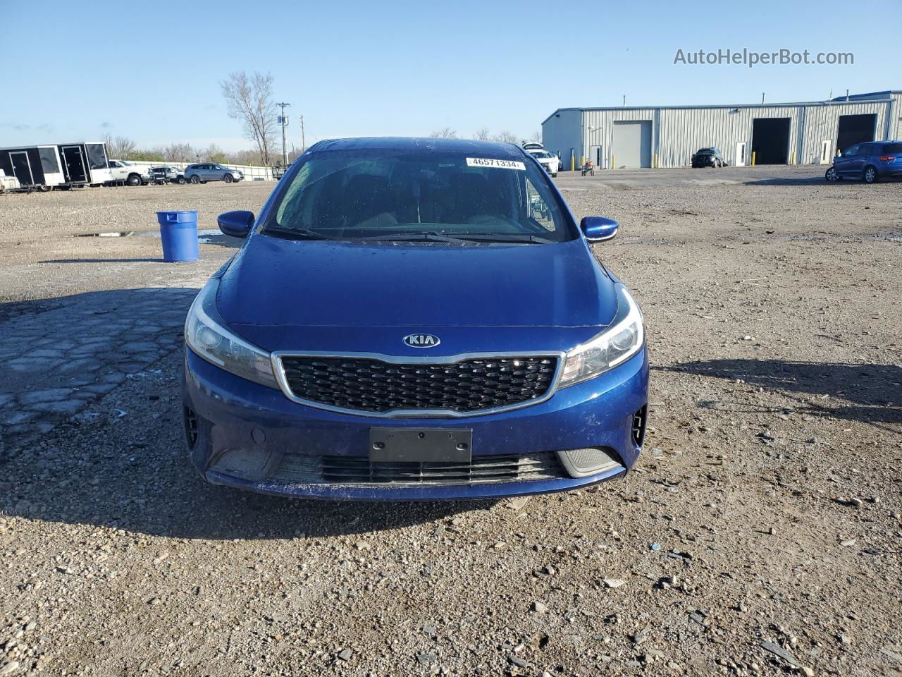 2017 Kia Forte Lx Blue vin: 3KPFL4A71HE088841