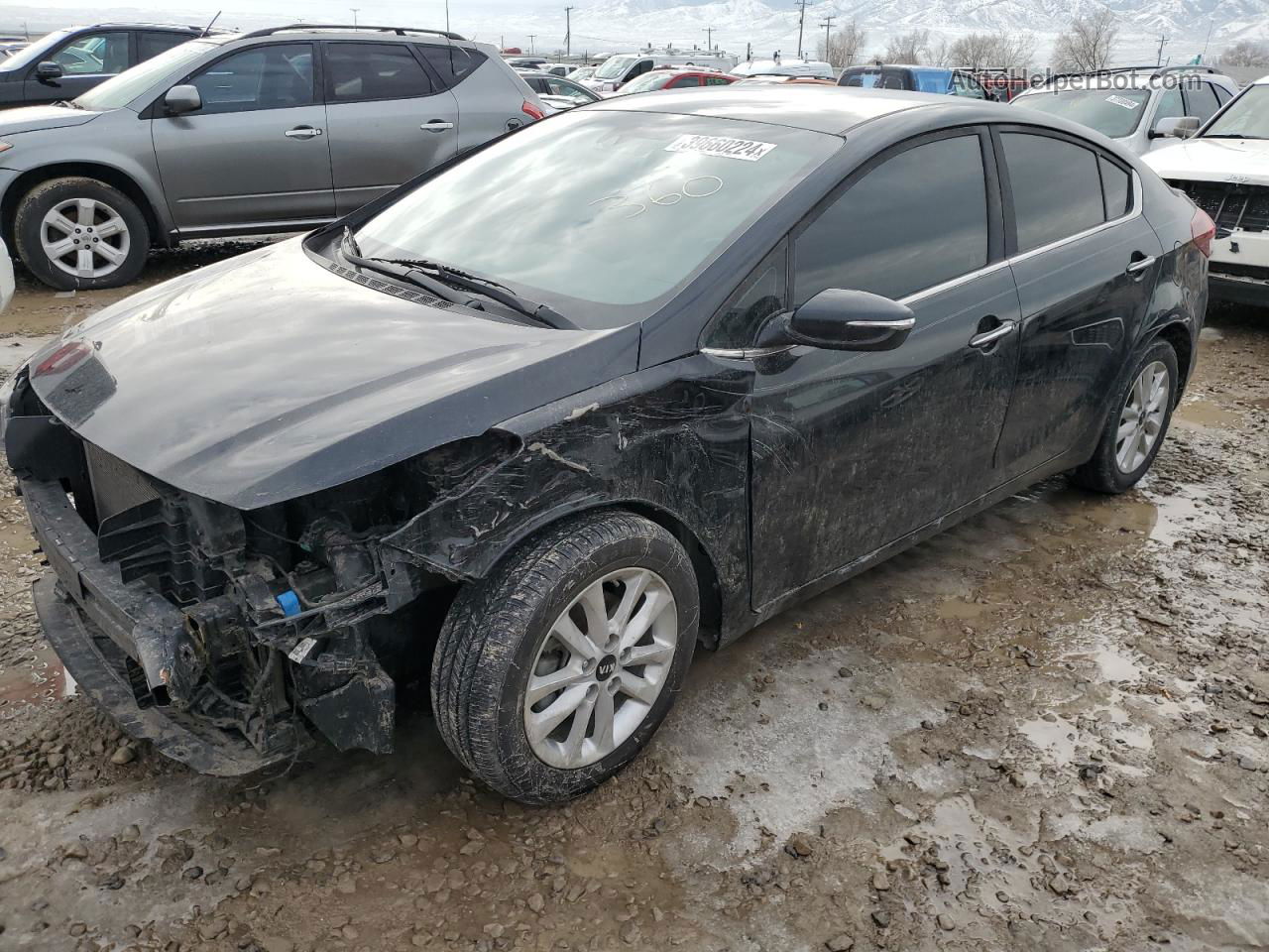 2017 Kia Forte Lx Black vin: 3KPFL4A71HE104973