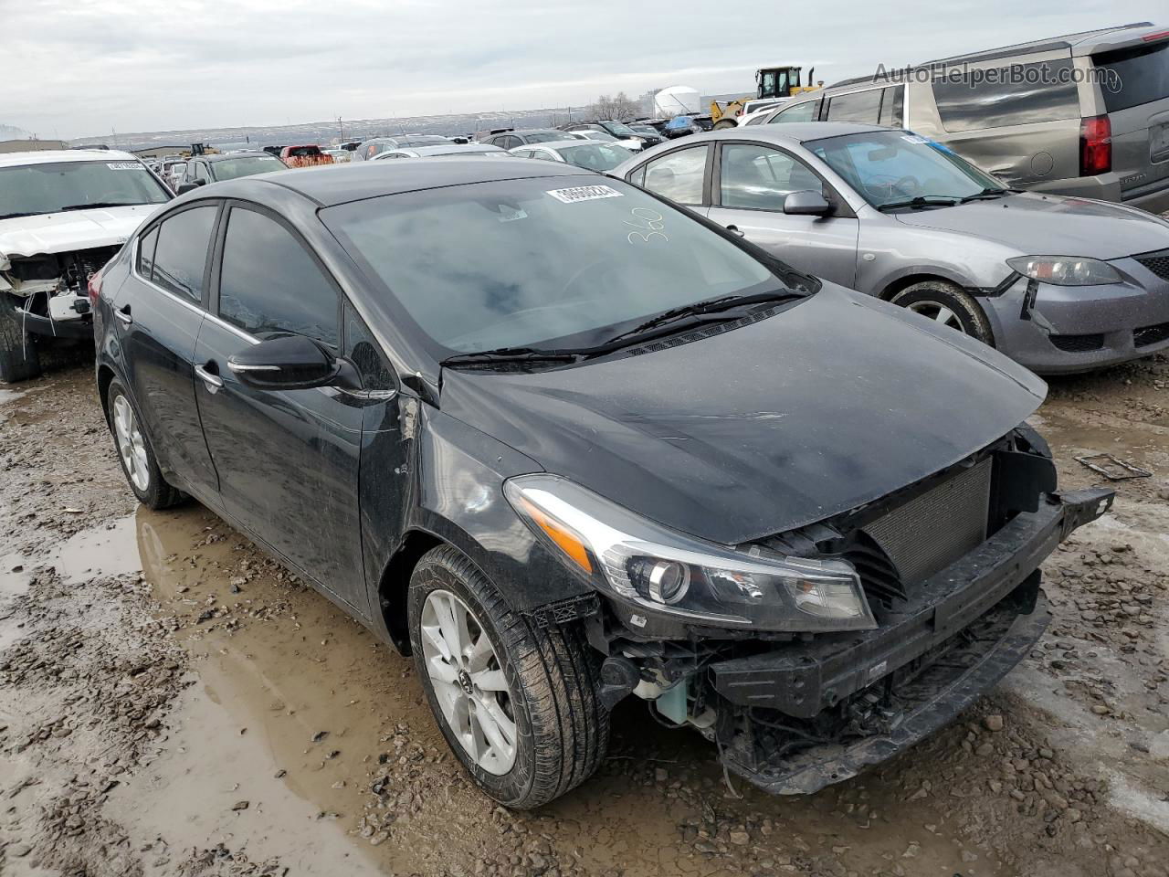 2017 Kia Forte Lx Black vin: 3KPFL4A71HE104973