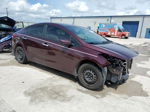 2017 Kia Forte Lx Maroon vin: 3KPFL4A71HE110501