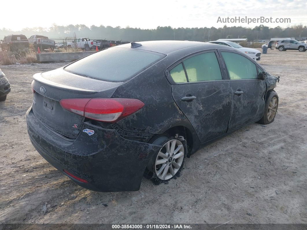 2017 Kia Forte S Черный vin: 3KPFL4A71HE127072