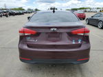 2017 Kia Forte Lx Burgundy vin: 3KPFL4A71HE147712