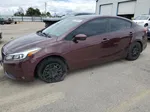 2017 Kia Forte Lx Burgundy vin: 3KPFL4A71HE147712