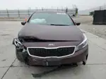 2017 Kia Forte Lx Burgundy vin: 3KPFL4A71HE152926