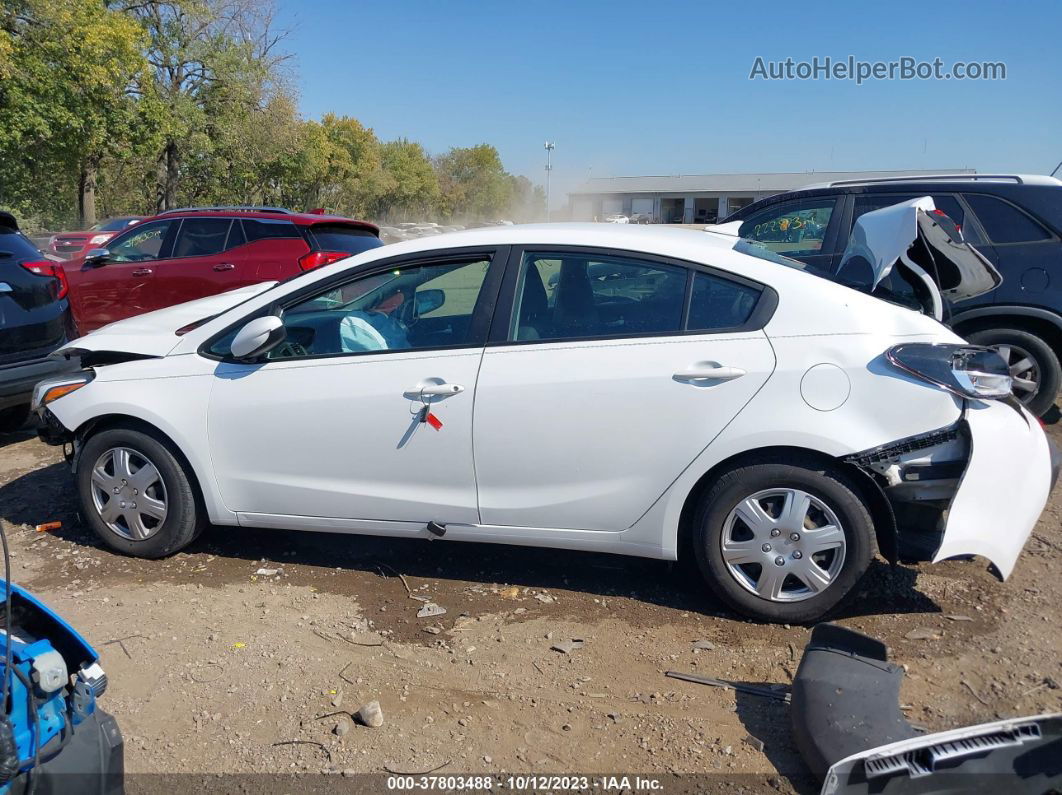 2018 Kia Forte Lx White vin: 3KPFL4A71JE177119