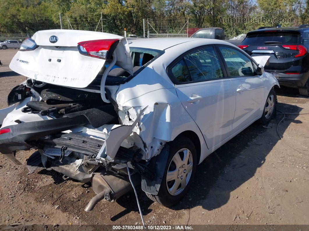 2018 Kia Forte Lx White vin: 3KPFL4A71JE177119