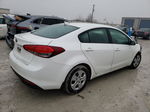 2018 Kia Forte Lx White vin: 3KPFL4A71JE180179