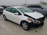 2018 Kia Forte Lx White vin: 3KPFL4A71JE180179