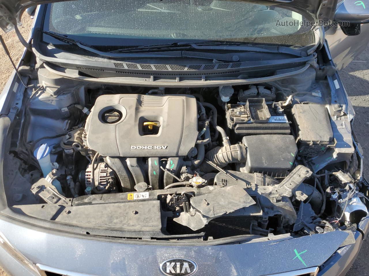 2018 Kia Forte Lx Gray vin: 3KPFL4A71JE200124