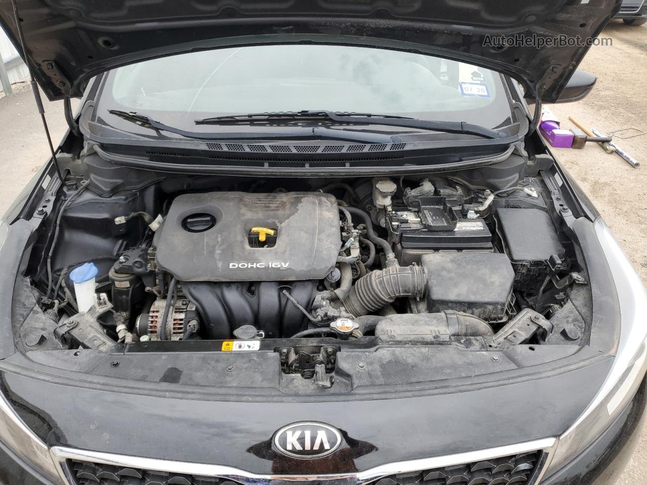 2018 Kia Forte Lx Black vin: 3KPFL4A71JE207834