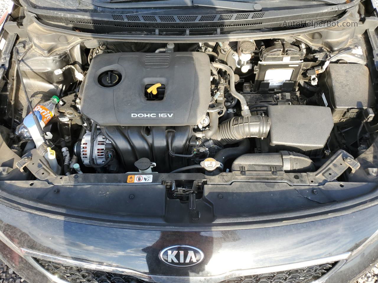 2018 Kia Forte Lx Black vin: 3KPFL4A71JE251378